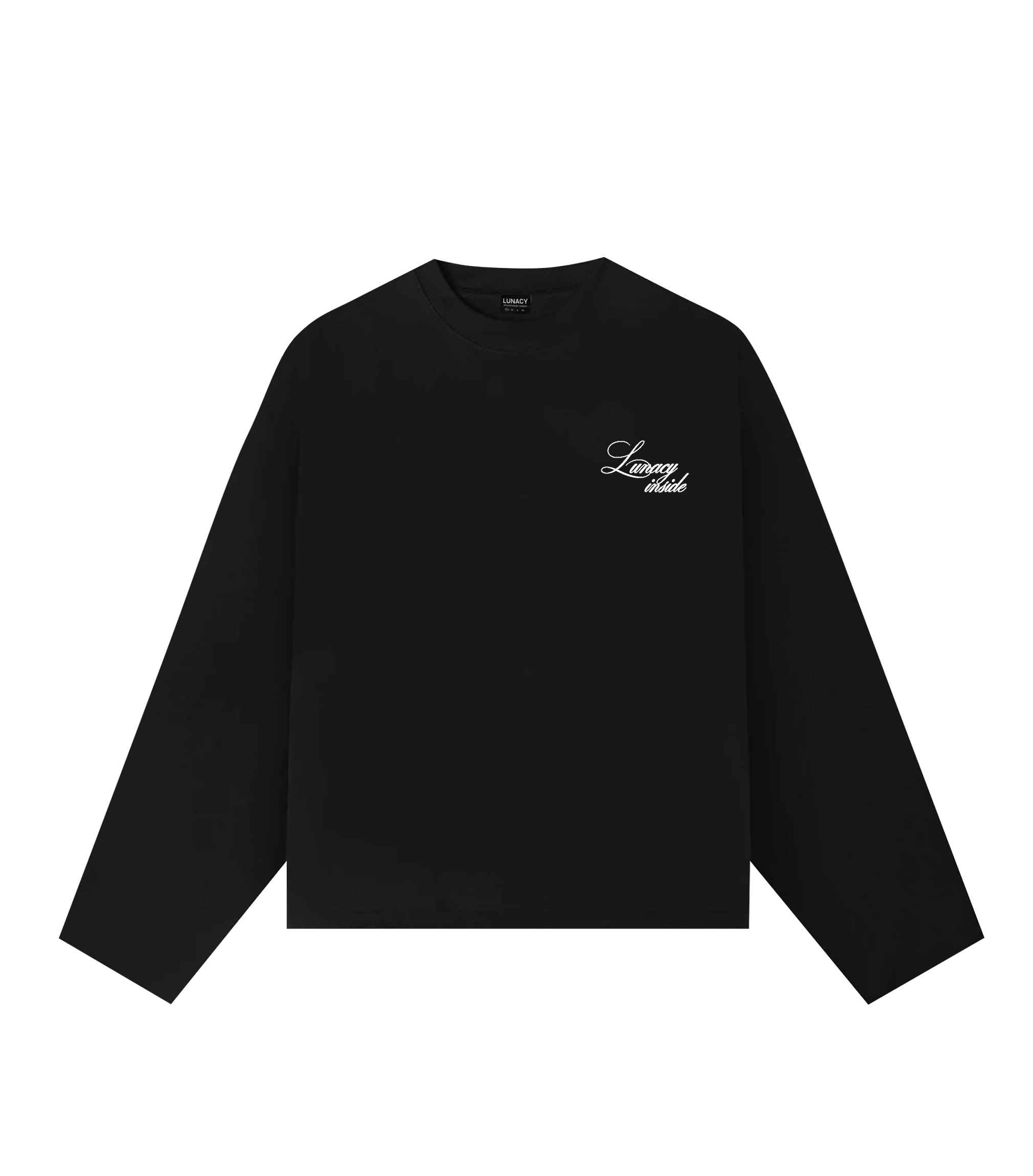FEARLESS SIN LONG SLEEVE - BLACK/WHITE